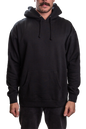 IND4000G - Mens Organic / Recycled Hooded Pullover - Black / XS - HOODIES