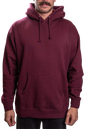 IND4000G - Mens Organic / Recycled Hooded Pullover - Maroon / XS - HOODIES