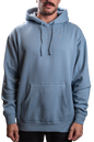 IND4000G - Mens Organic / Recycled Hooded Pullover - Misty Blue / XS - HOODIES