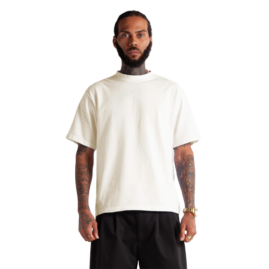 Max Heavyweight Cropped Tee - Off White / S - TEES