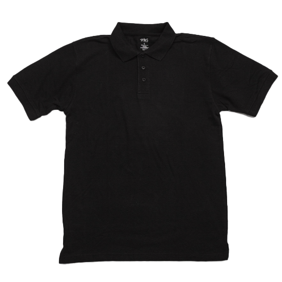 Polo - 6.2 oz - Black / XS - POLOS