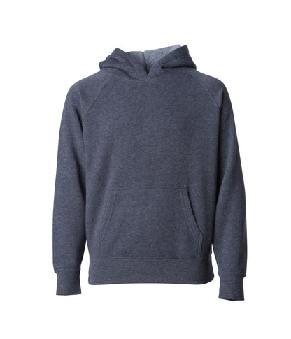 PRM10TSB - Toddler Lightweight Special Blend Raglan Hooded Pullover - Midnight Heather / 2T - HOODIES