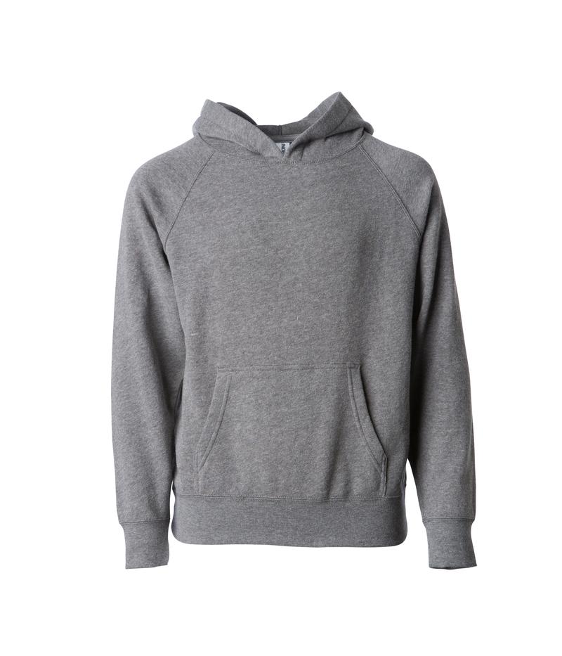 PRM10TSB - Toddler Lightweight Special Blend Raglan Hooded Pullover - Nickel Gunmetal Heather / 2T - HOODIES