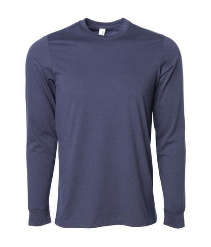 PRM12LSB - Long Sleeve Special Blend T-Shirt - Midnight Heather / XS - CLOSE