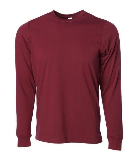 PRM12LSB - Long Sleeve Special Blend T-Shirt - Maroon / XS - CLOSE