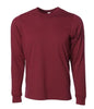 PRM12LSB - Long Sleeve Special Blend T-Shirt - Maroon / XS - CLOSE