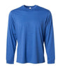 PRM12LSB - Long Sleeve Special Blend T-Shirt - Royal Heather / S - CLOSE