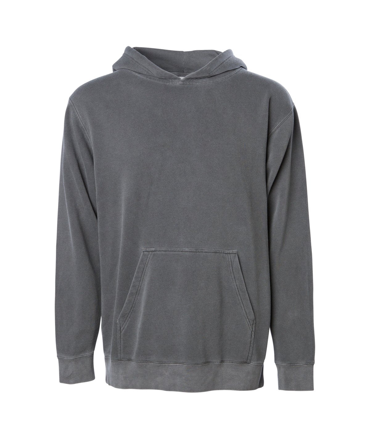 PRM1500Y - Youth Midweight Pigment Dyed Hooded Pullover - Black / XS - HOODIES