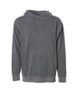PRM1500Y - Youth Midweight Pigment Dyed Hooded Pullover - Black / XS - HOODIES
