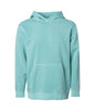 PRM1500Y - Youth Midweight Pigment Dyed Hooded Pullover - Mint / XS - HOODIES