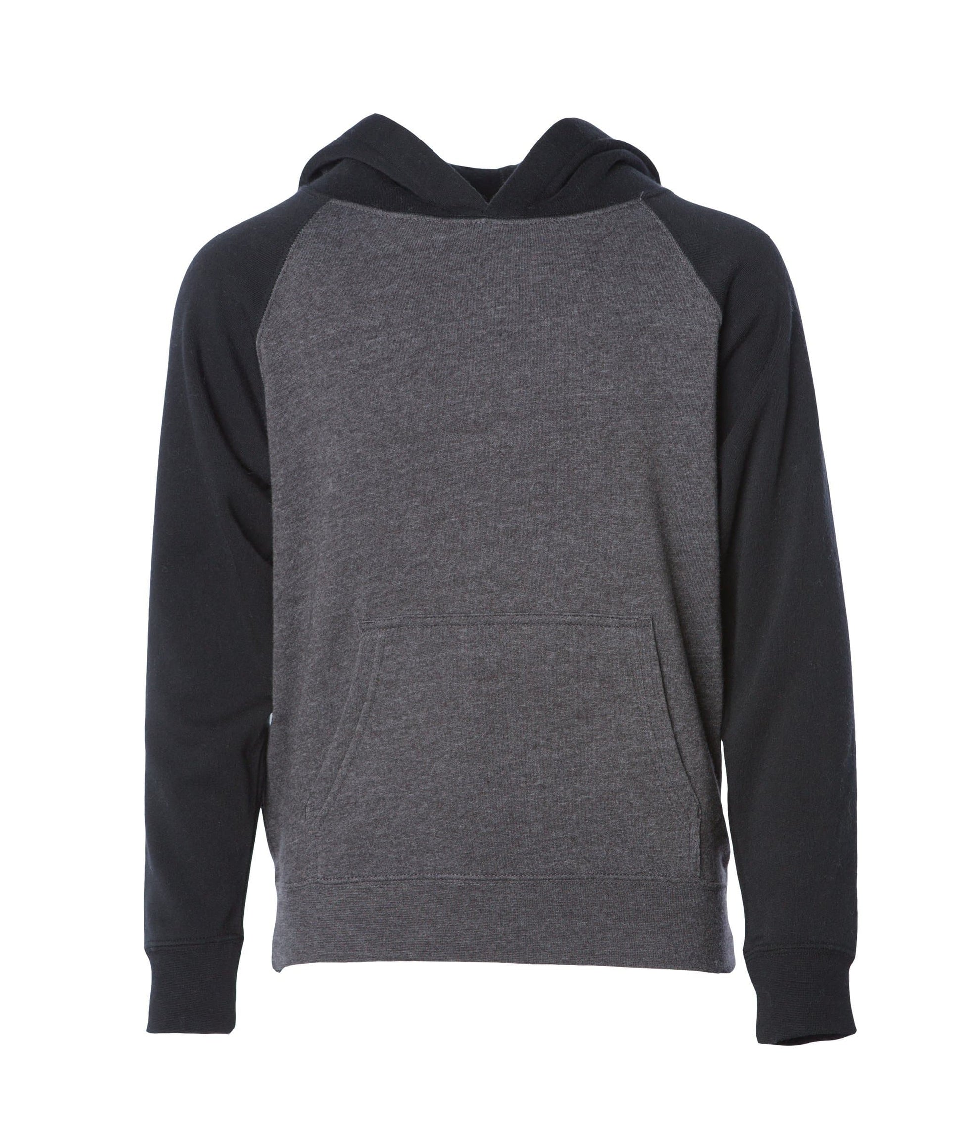 PRM15YSBZ - Youth Lightweight Special Blend Raglan Zip Hood - ZIPS