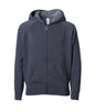 PRM15YSBZ - Youth Lightweight Special Blend Raglan Zip Hood - Midnight Heather / XS - ZIPS