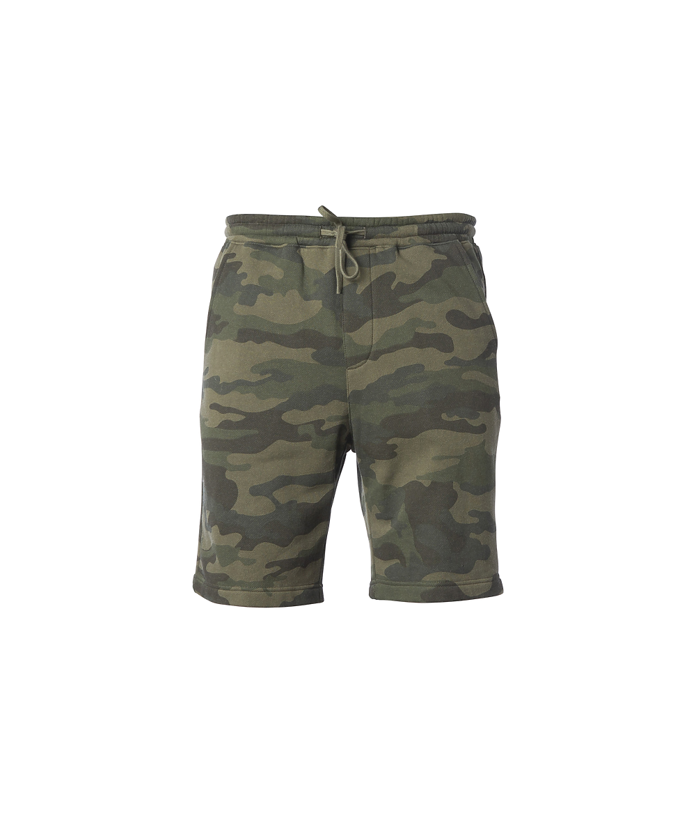 PRM16SRT - Youth Lightweight Special Blend Sweatshort - Forest Camo Heather / S - SHORTS