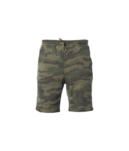 PRM16SRT - Youth Lightweight Special Blend Sweatshort - Forest Camo Heather / S - SHORTS