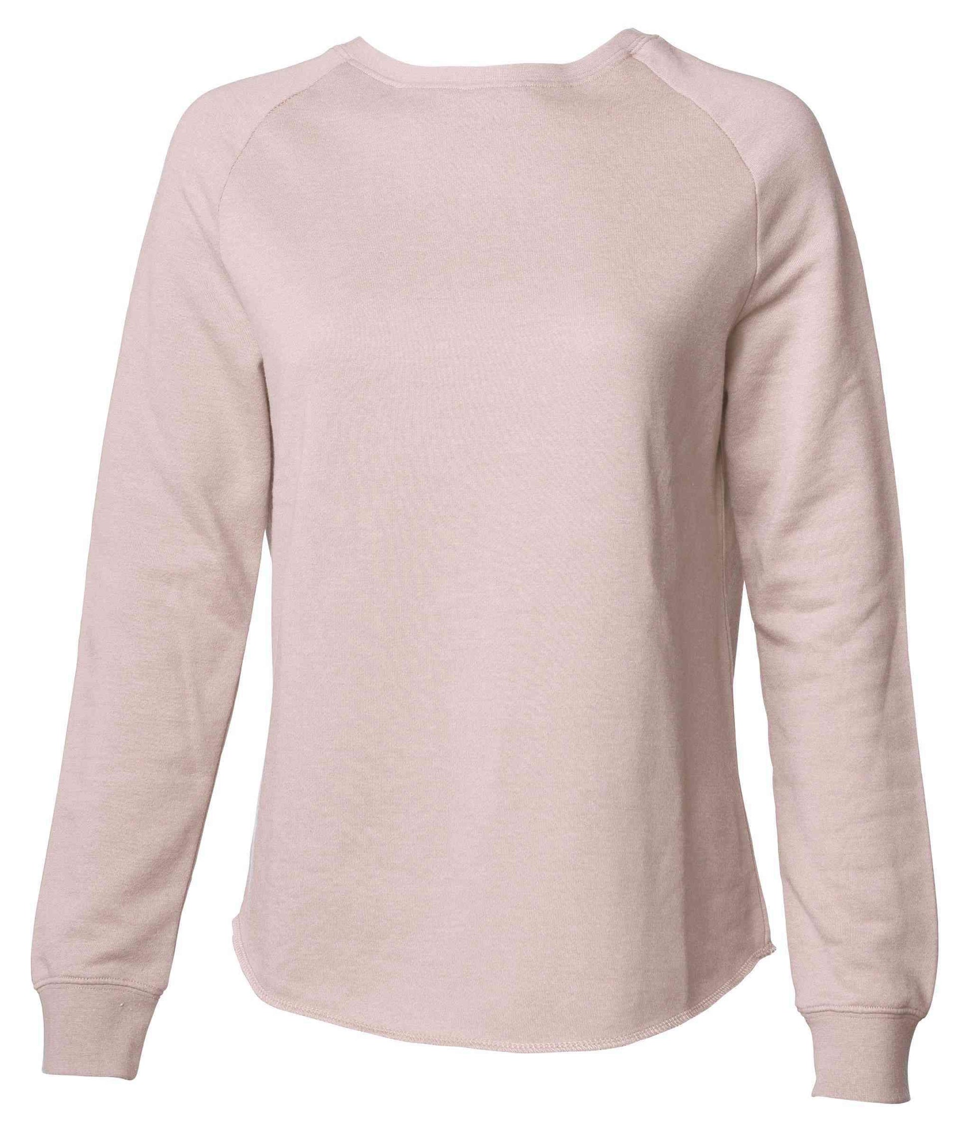 PRM2000 - Women’s California Wave Wash Crew - Blush / XS - CREWNECKS