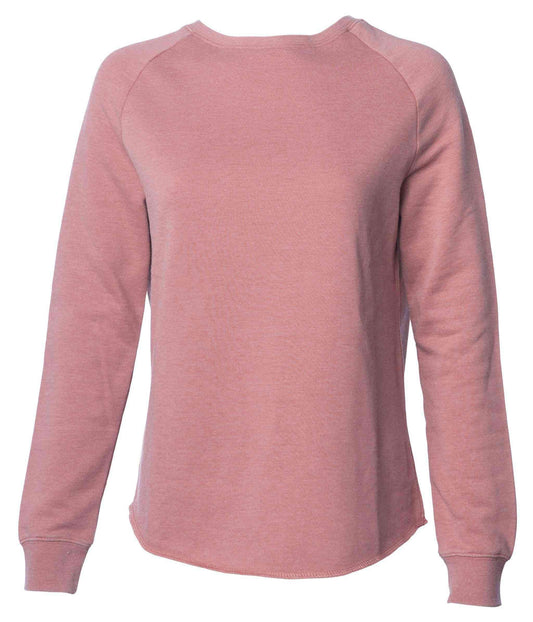 PRM2000 - Women’s California Wave Wash Crew - Dusty Rose / XS - CREWNECKS
