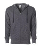 PRM22BZ - Men’s Baja Stripe French Terry Zip Hood - Humo / XS - CLOSE