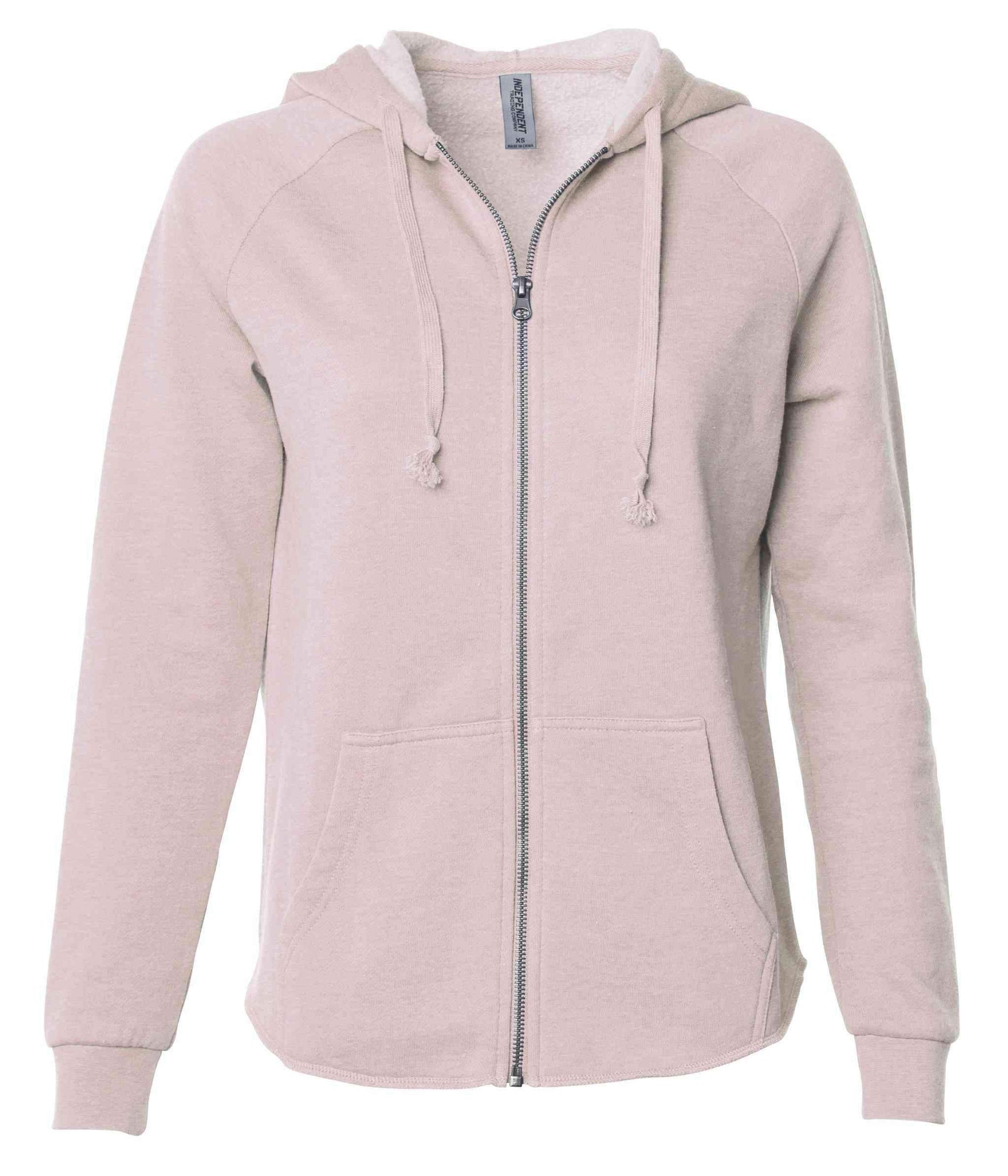 PRM2500Z - Women’s California Wave Wash Zip Hood - Blush / XS - ZIPS