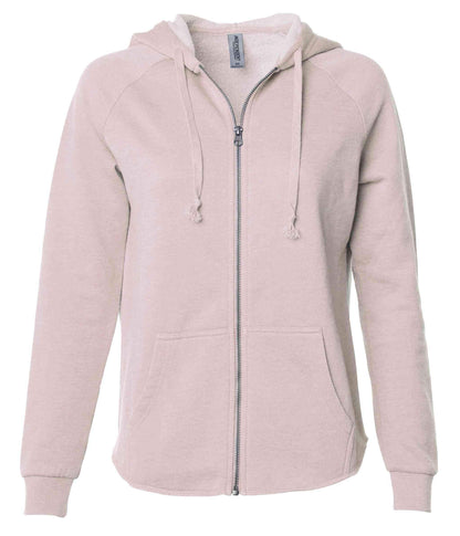 PRM2500Z - Women’s California Wave Wash Zip Hood - Blush / XS - ZIPS