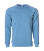 PRM30SBC - Unisex Special Blend Raglan Crew - Pacific Heather / XS - CREWNECKS