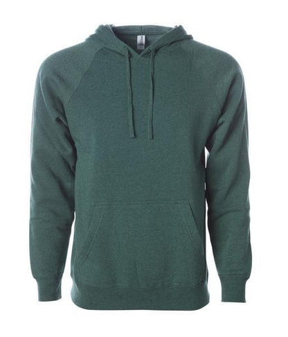 PRM33SBP - Special Blend Raglan Hooded Pullover - Moss Heather / XS - HOODIES
