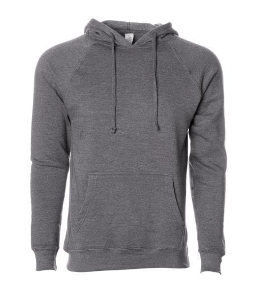 PRM33SBP - Special Blend Raglan Hooded Pullover - Nickel Gunmetal Heather / XS - HOODIES
