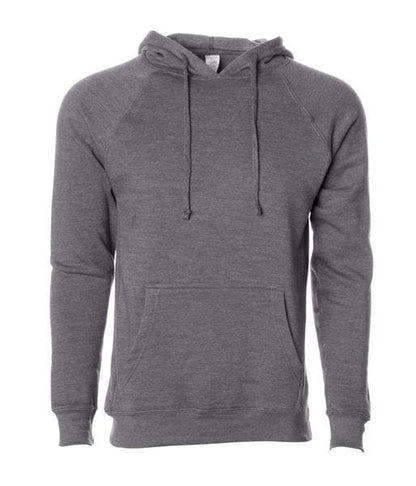 PRM33SBP - Special Blend Raglan Hooded Pullover - Nickel Gunmetal Heather / XS - HOODIES