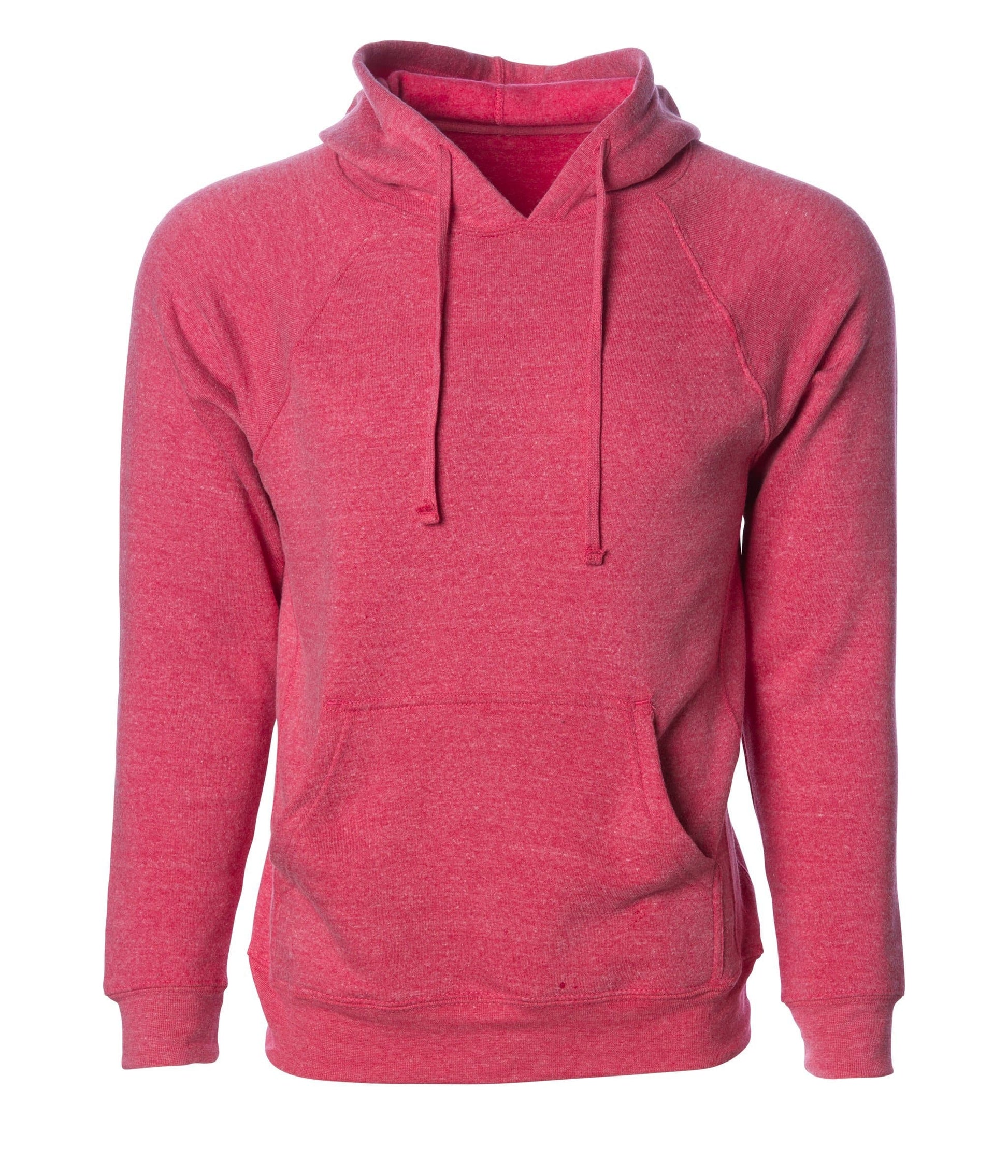 PRM33SBP - Special Blend Raglan Hooded Pullover - Pomegranate Heather / XS - HOODIES