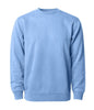 PRM3500 - Unisex Midweight Pigment Dyed Crew Neck - Light Blue / XS - CREWNECKS