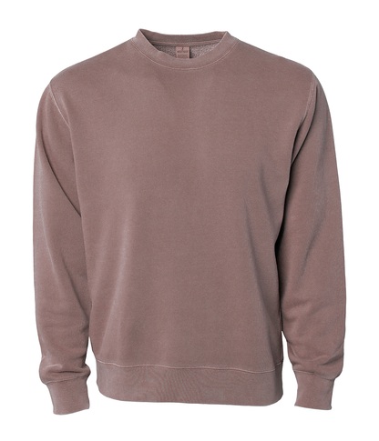 PRM3500 - Unisex Midweight Pigment Dyed Crew Neck - Clay / XS - CREWNECKS