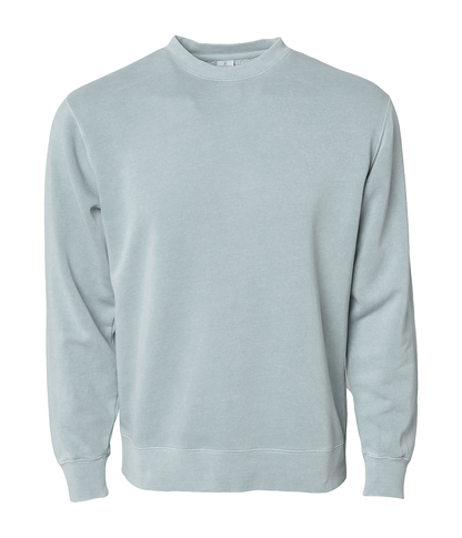 PRM3500 - Unisex Midweight Pigment Dye Crew - Sage / XS - CREWNECKS
