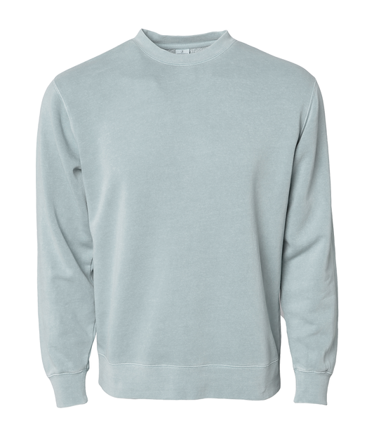PRM3500 - Unisex Midweight Pigment Dye Crew - Sage / XS - CREWNECKS