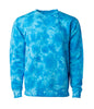 PRM3500TD - Unisex Midweight Tie Dye Crew - Aqua Blue / XS - CREWNECKS