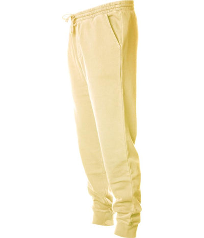 PRM50PTPD - Men’s Pigment Dyed Fleece Pant - Yellow / XS - SWEATPANTS