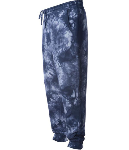 PRM50PTTD - Men’s Tie Die Fleece Pant - Dye navy / XS - SWEATPANTS