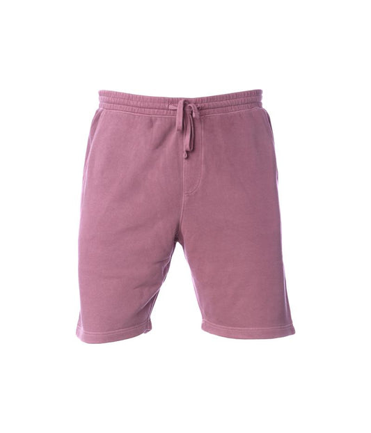 PRM50STPD - Men’s Pigment Dyed Fleece Short - Maroon / XS - SHORTS