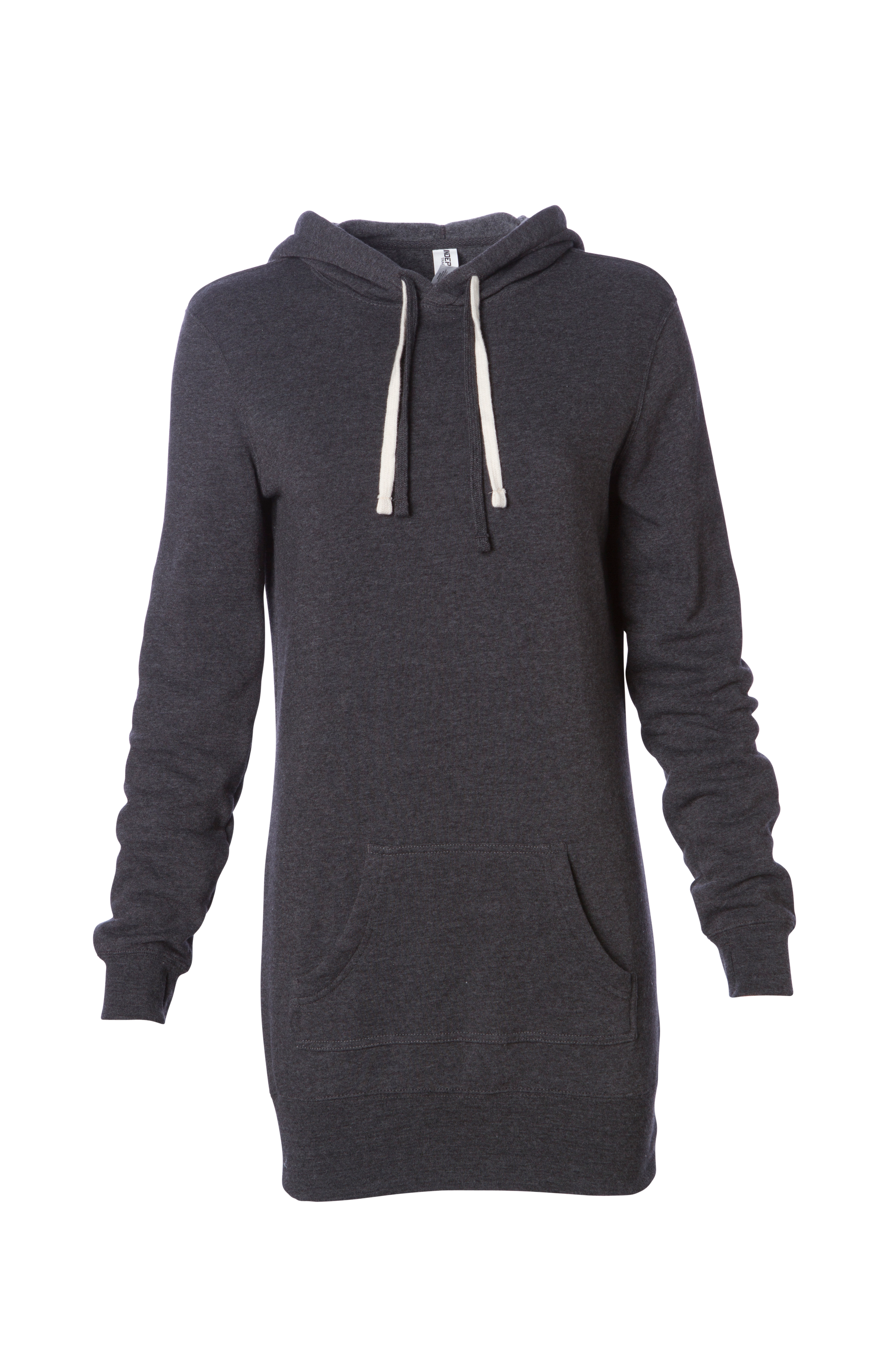 PRM65DRS - Midweight Special Blend Hooded Pullover Dress - Carbon / XS - HOODIES