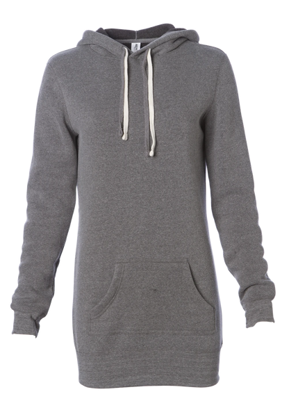 PRM65DRS - Midweight Special Blend Hooded Pullover Dress - Nickel / XS - HOODIES