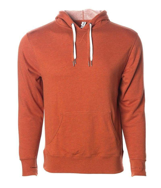 PRM90HT - Unisex Heather French Terry Hooded Pullover - Burnt Orange / XS - HOODIES