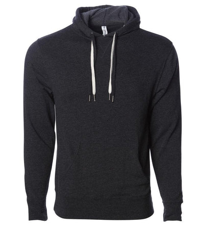 PRM90HT - Unisex Heather French Terry Hooded Pullover - Charcoal / XS - HOODIES