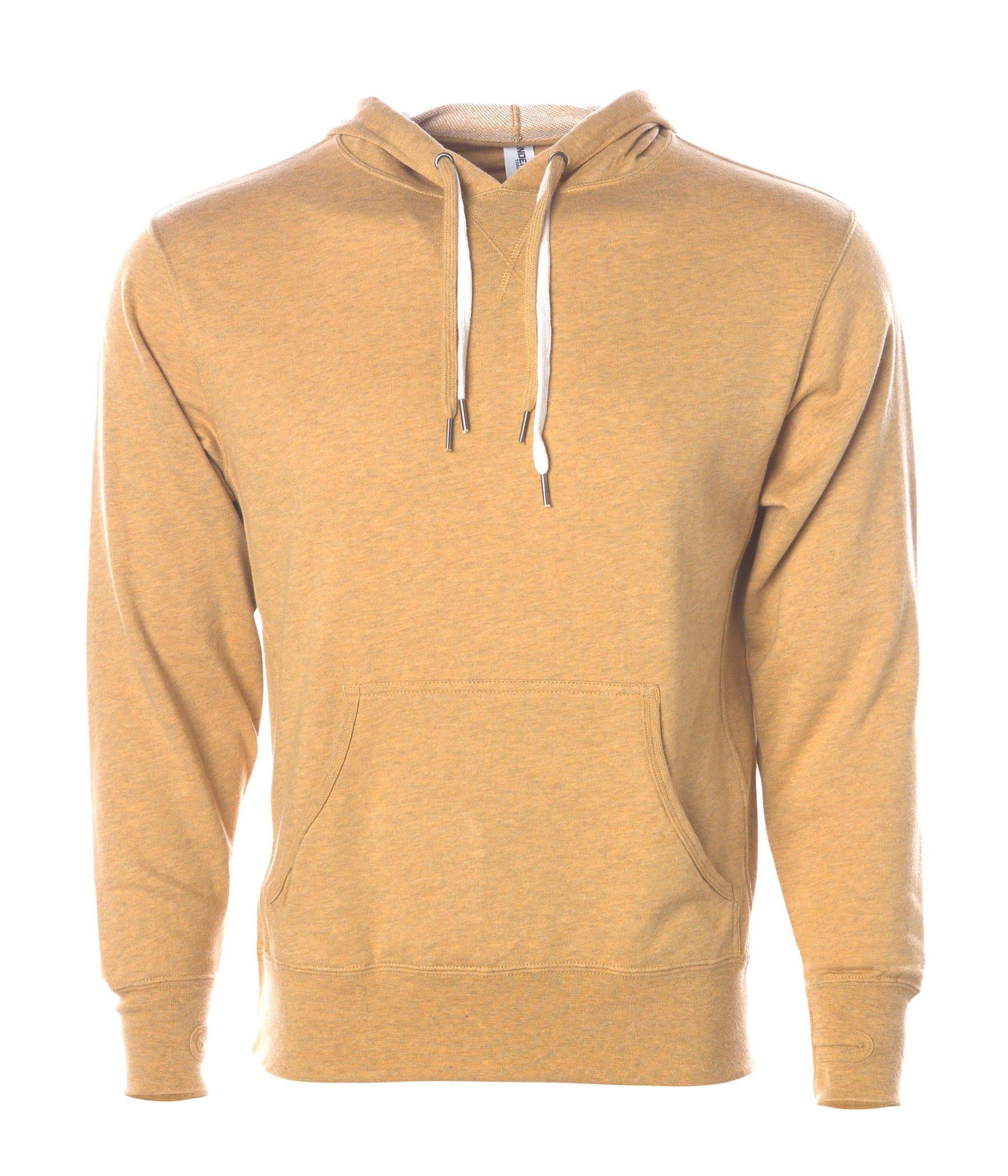 PRM90HT - Unisex Heather French Terry Hooded Pullover - Golden Wheat / XS - HOODIES