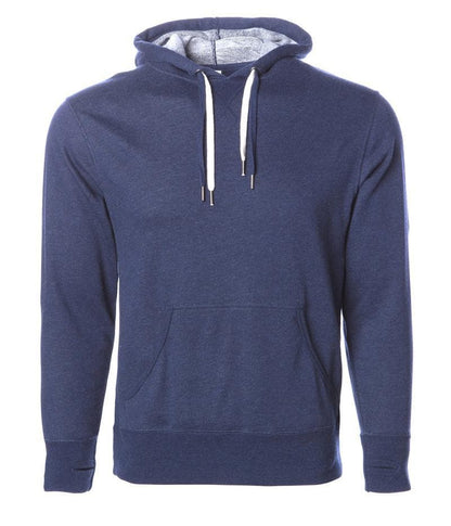 PRM90HT - Unisex Heather French Terry Hooded Pullover - Navy / XS - HOODIES