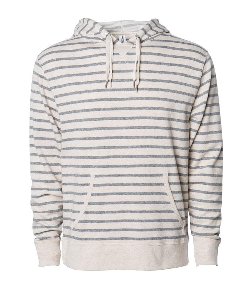 PRM90HT - Unisex Heather French Terry Hooded Pullover - Oatmeal Salt and Pepper / XS - HOODIES