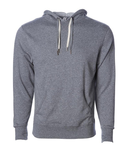 PRM90HT - Unisex Heather French Terry Hooded Pullover - Salt and Pepper / XS - HOODIES