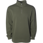 PRM4600QZ - Midweight Pigment Dye Quarter Zip - Army / XS - ZIPS
