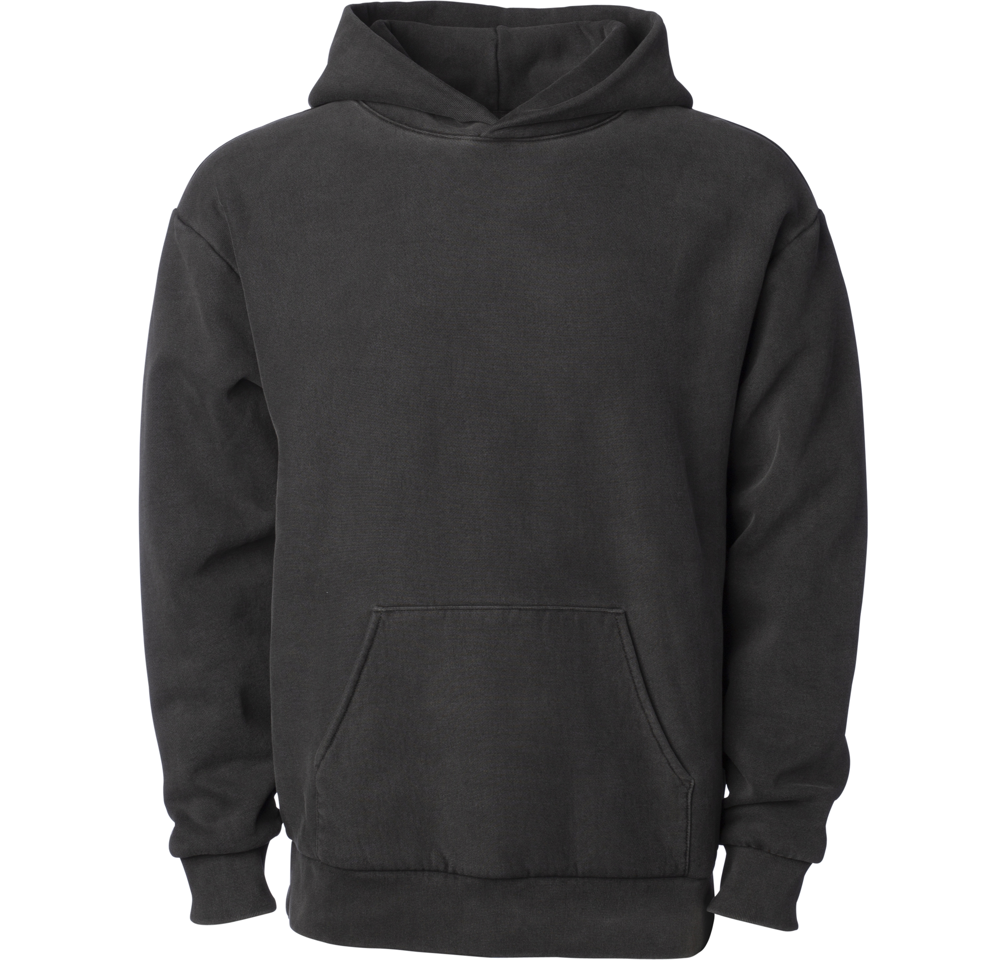 IND280SL - Avenue 280gm Midweight Pullover Hood - Pigment Black / XS - HOODIES