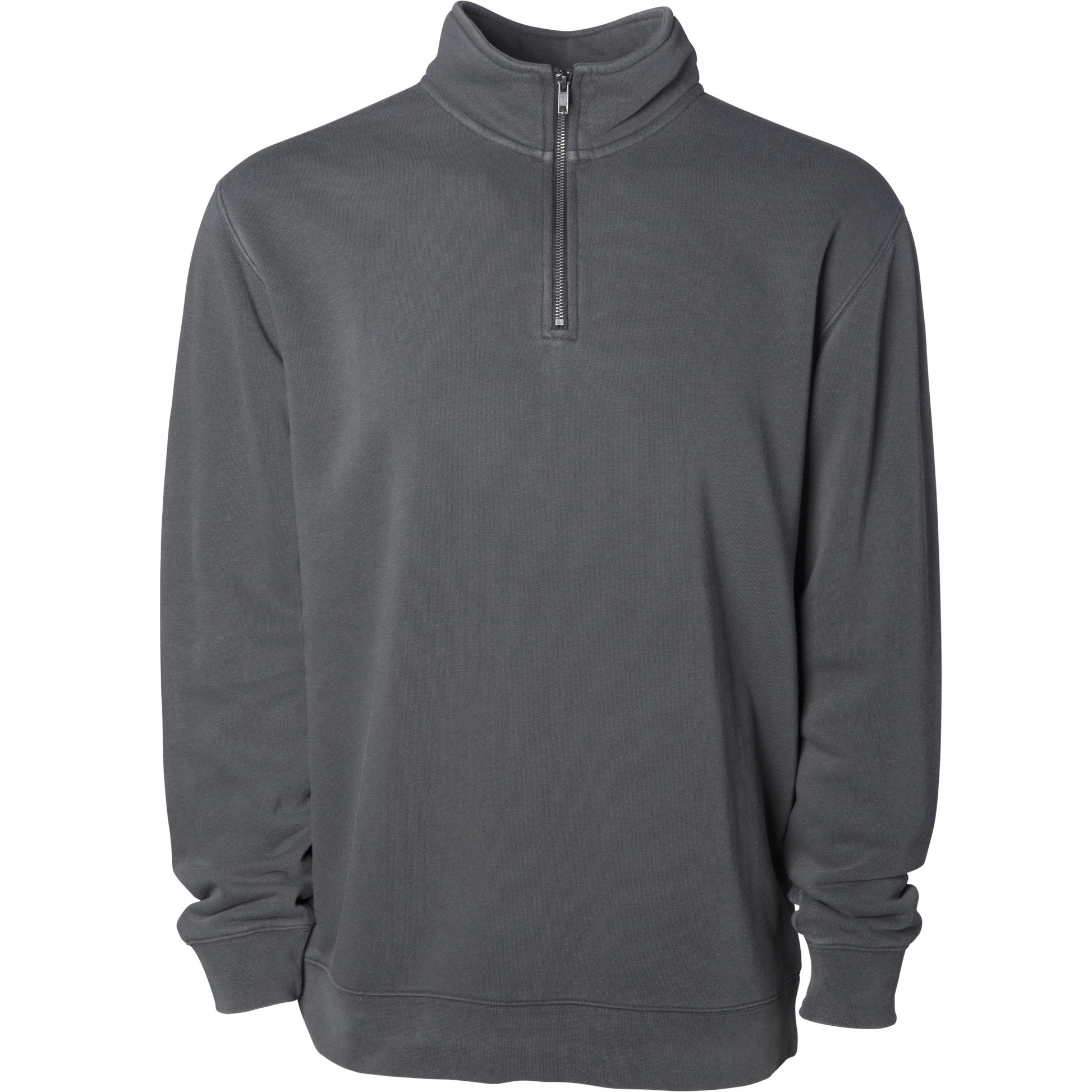PRM4600QZ - Midweight Pigment Dye Quarter Zip - Black / XS - ZIPS