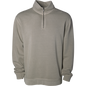 PRM4600QZ - Midweight Pigment Dye Quarter Zip - Cement / XS - ZIPS