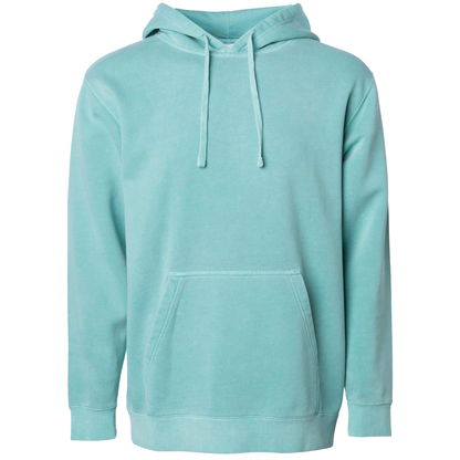 PRM4500 - Unisex Midweight Pigment Dyed Hooded Pullovers - Mint / XS - HOODIES