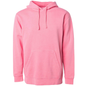 PRM4500 - Unisex Midweight Pigment Dyed Hooded Pullovers - Pink / XS - HOODIES